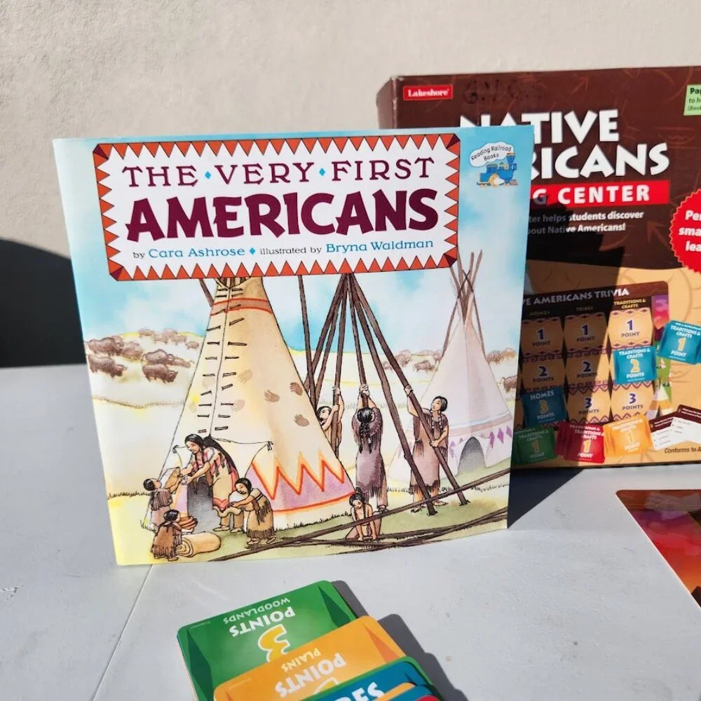 Lakeshore Learning Native Americans Teaching Center Trivia Book Projects and Boo